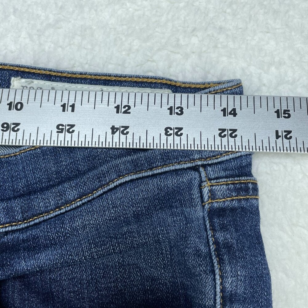 rag & bone Dark Blue Ankle Crop Jeans - Picture 5 of 14